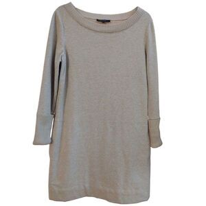 Lafayette 148 New York Long Sleeve Sweater Shift Dress, Medium, NWOT